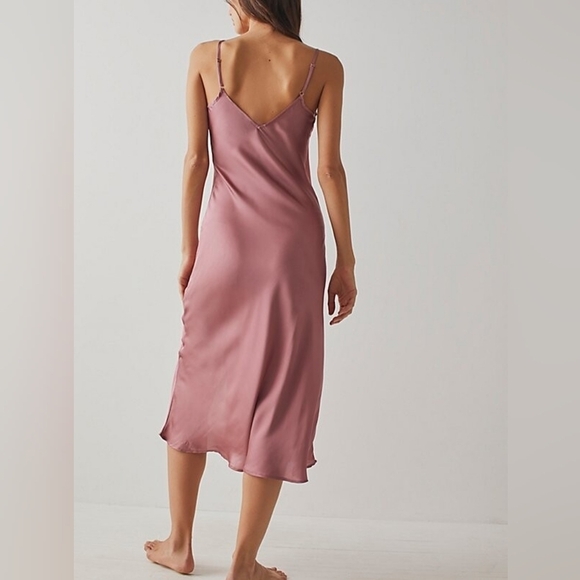 NWOT Free People Right This Way Bias Slip Dress Size Large - Picture 4 of 8